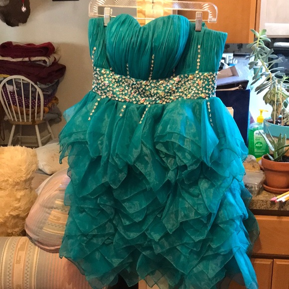 Grace Karin Dresses & Skirts - Turquoise homecoming dress
